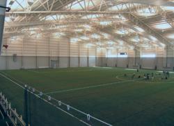 heating system for indoor sports facility
